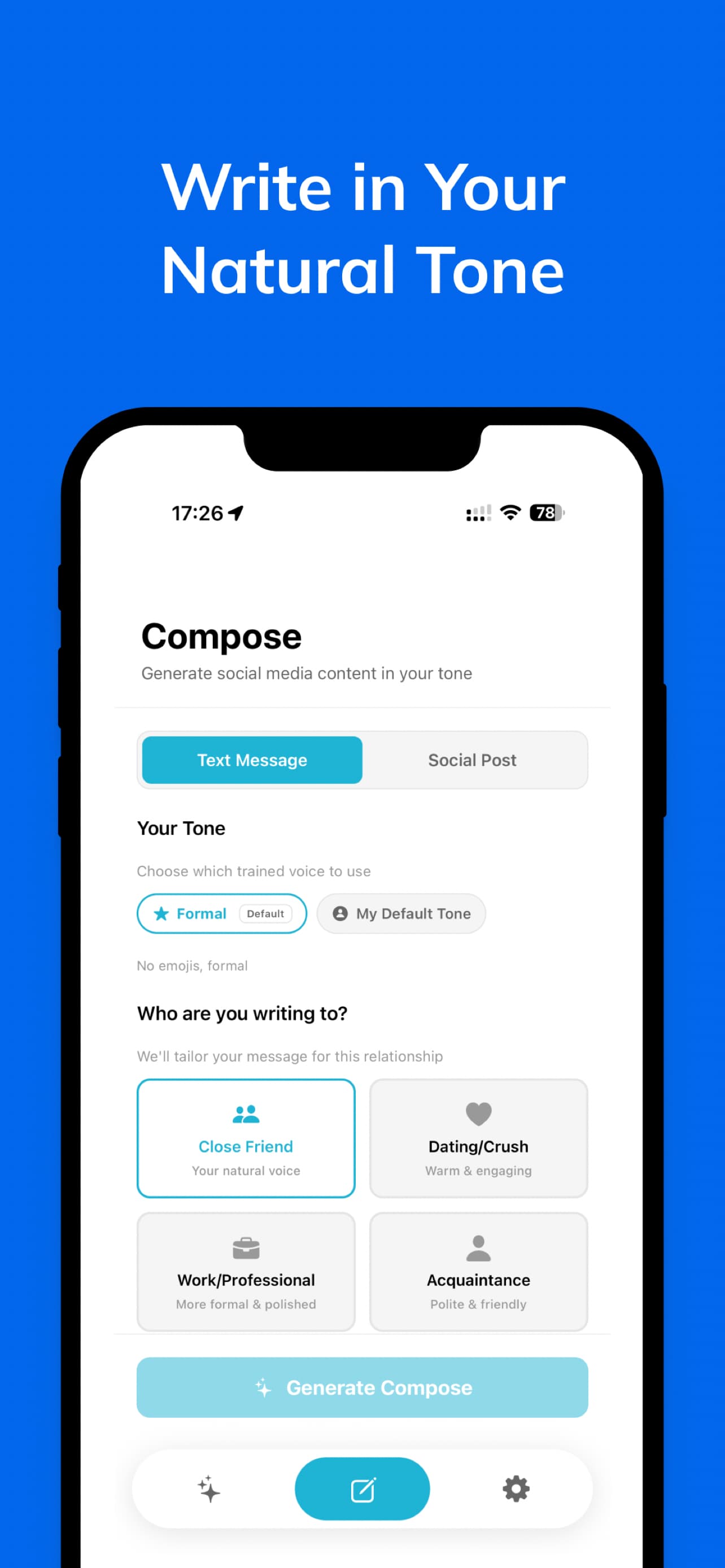 VibeReply screenshot 1